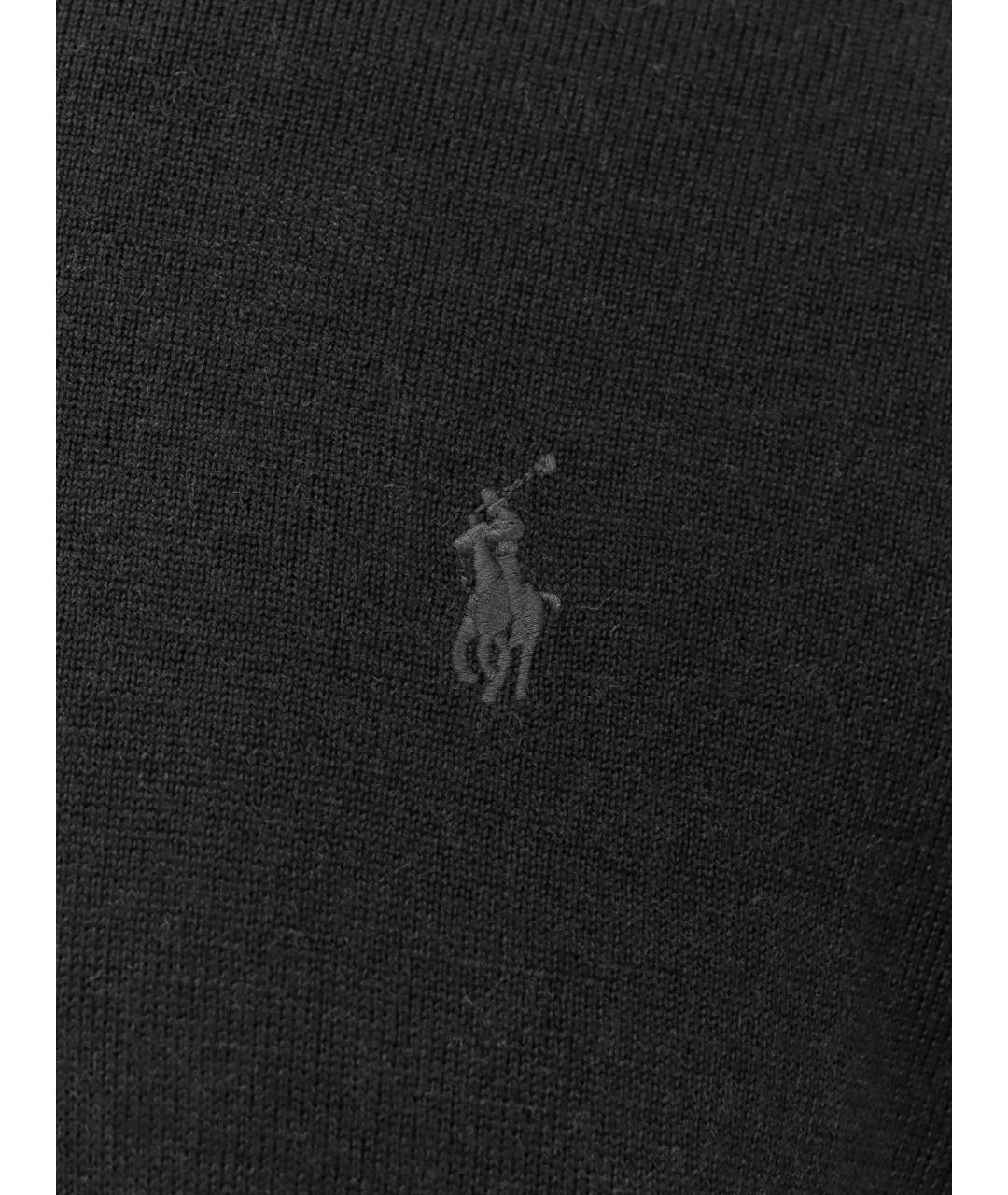 POLO RALPH LAUREN Черный шерстяной джемпер / свитер, фото 3