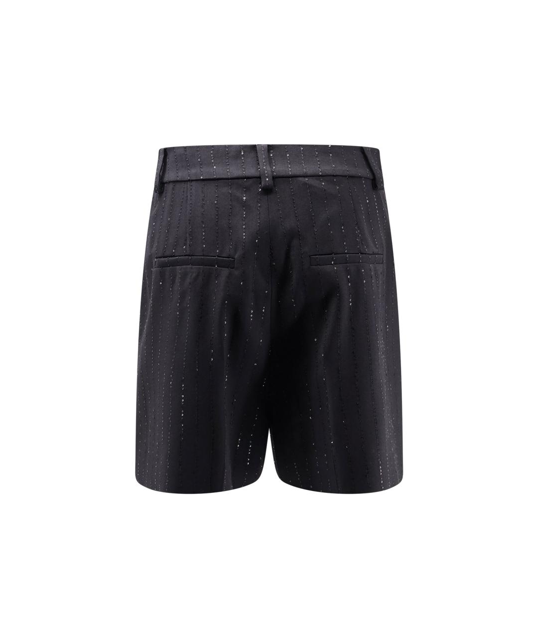 MAX MARA Черные шерстяные шорты, фото 2