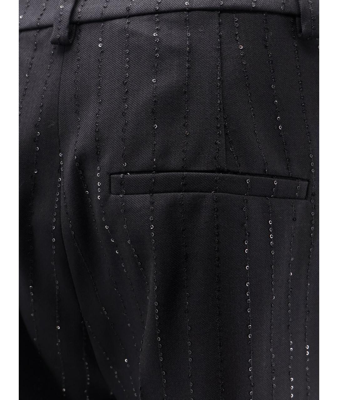 MAX MARA Черные шерстяные шорты, фото 3