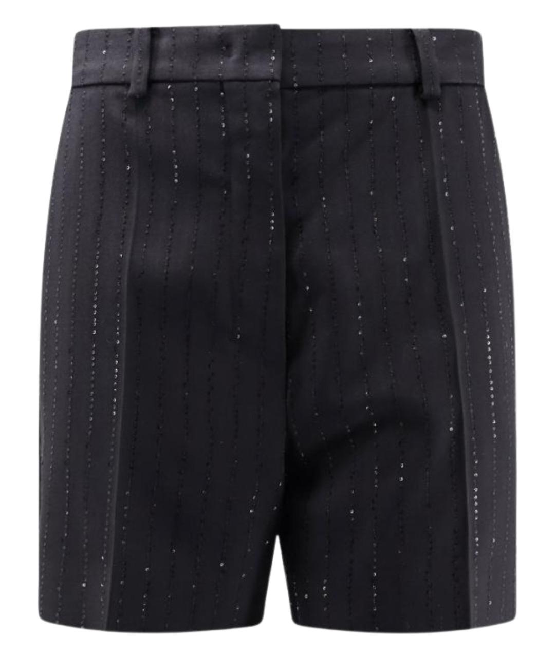 MAX MARA Черные шерстяные шорты, фото 1