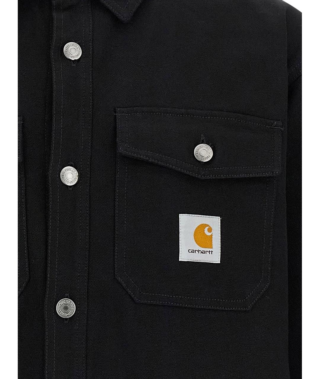 CARHARTT WIP Черная хлопковая куртка, фото 3