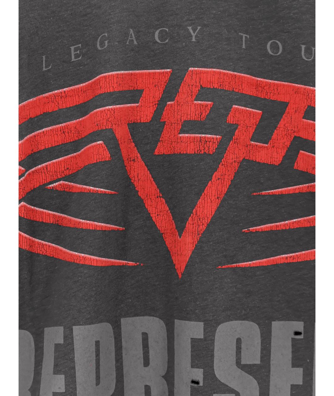 REPRESENT Серая хлопковая футболка, фото 3