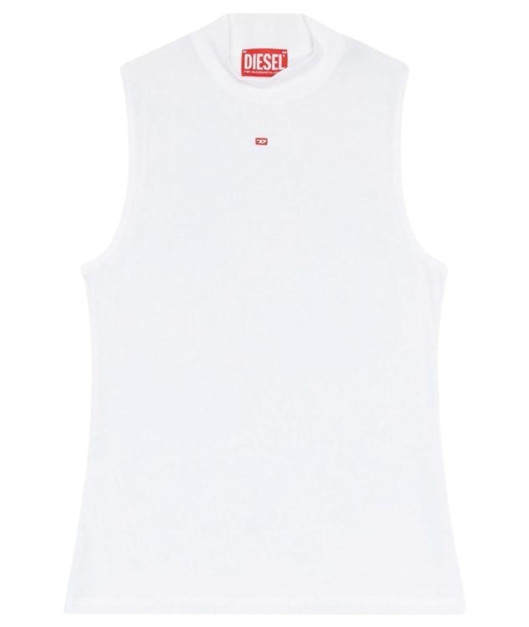 DIESEL Белая хлопковая майка, фото 1