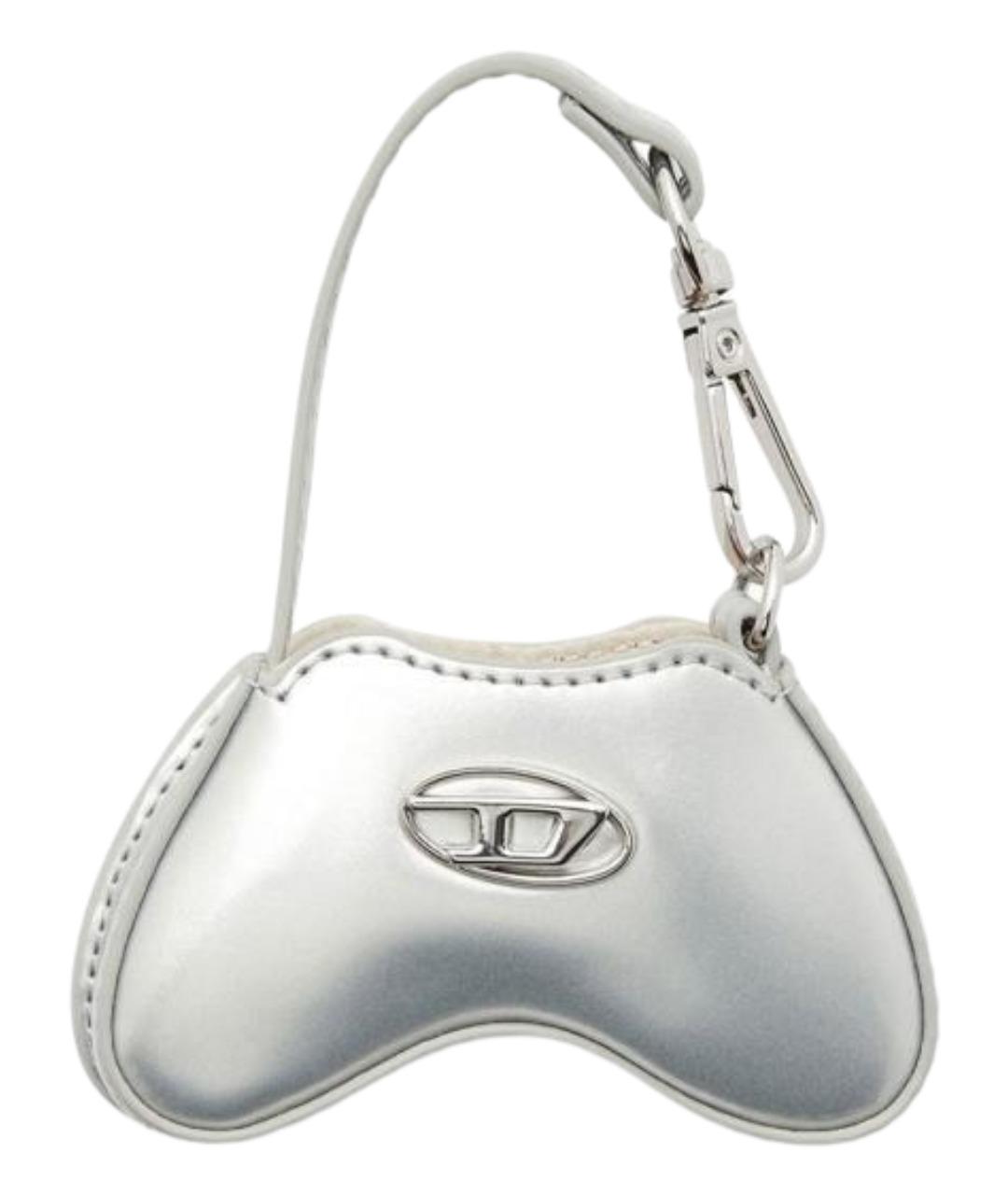 DIESEL Серебрянный брелок, фото 1