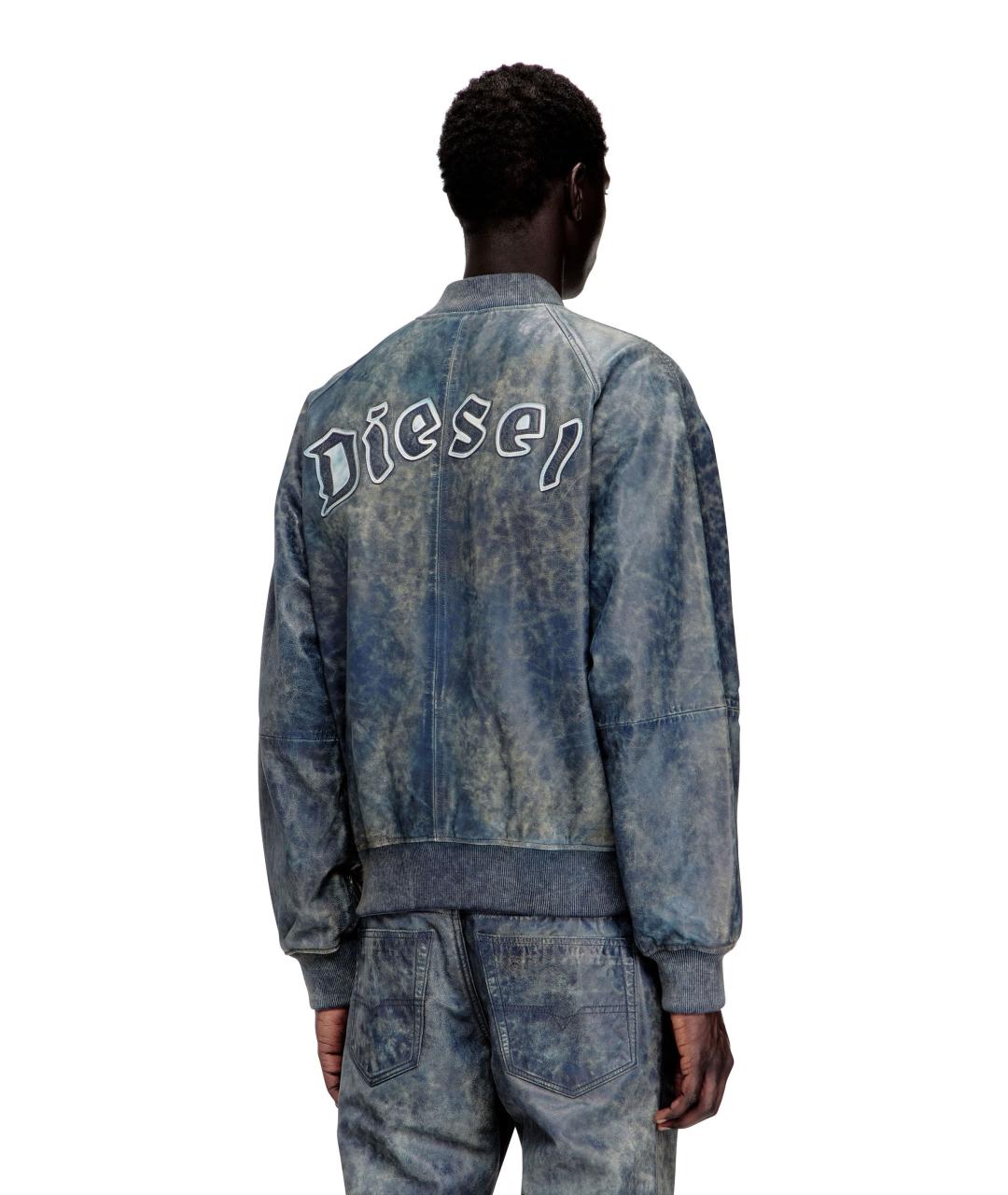 DIESEL Мульти кожаная куртка, фото 3