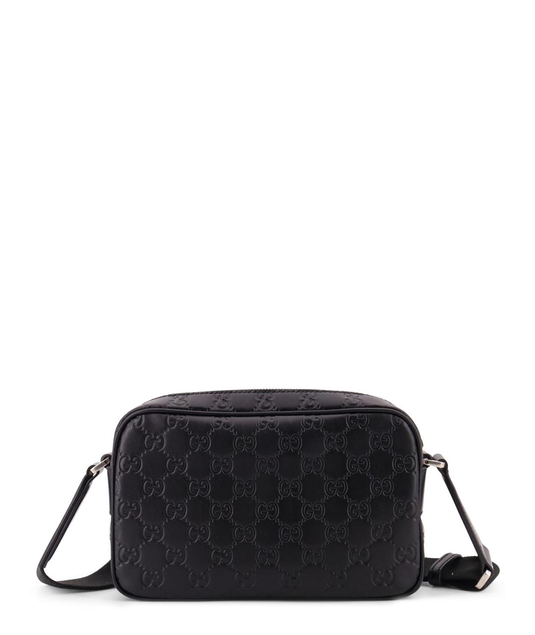 GUCCI Черная кожаная сумка на плечо, фото 2