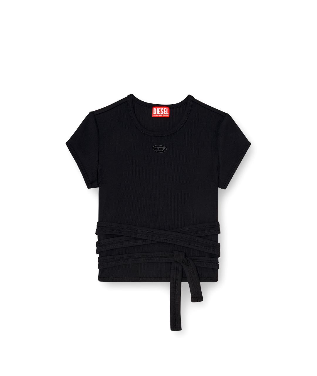 DIESEL Черная футболка, фото 4