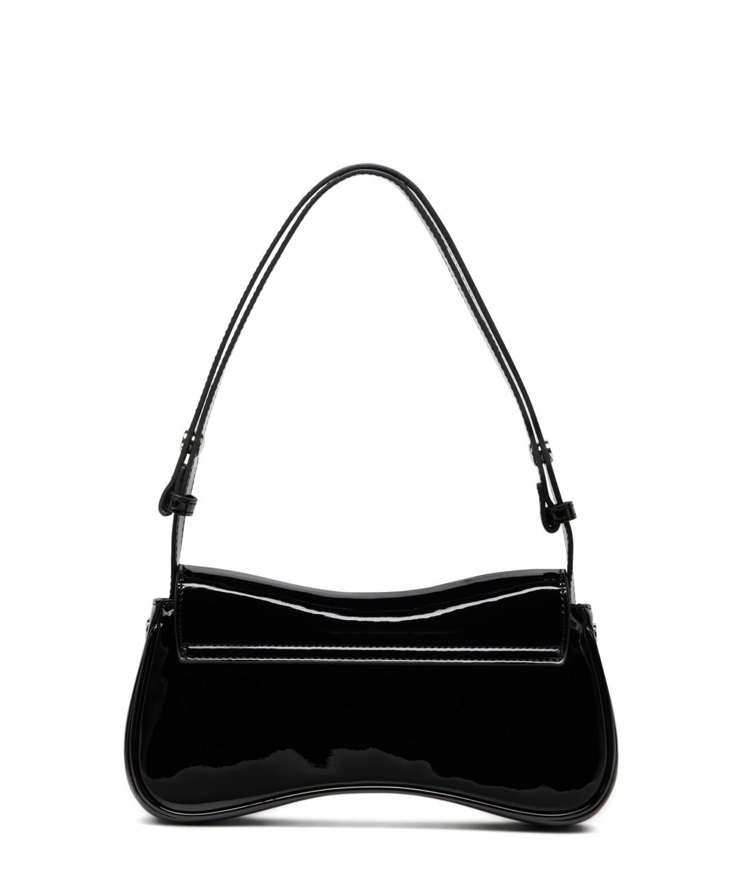 DIESEL Черная сумка через плечо из искусственной кожи, фото 2