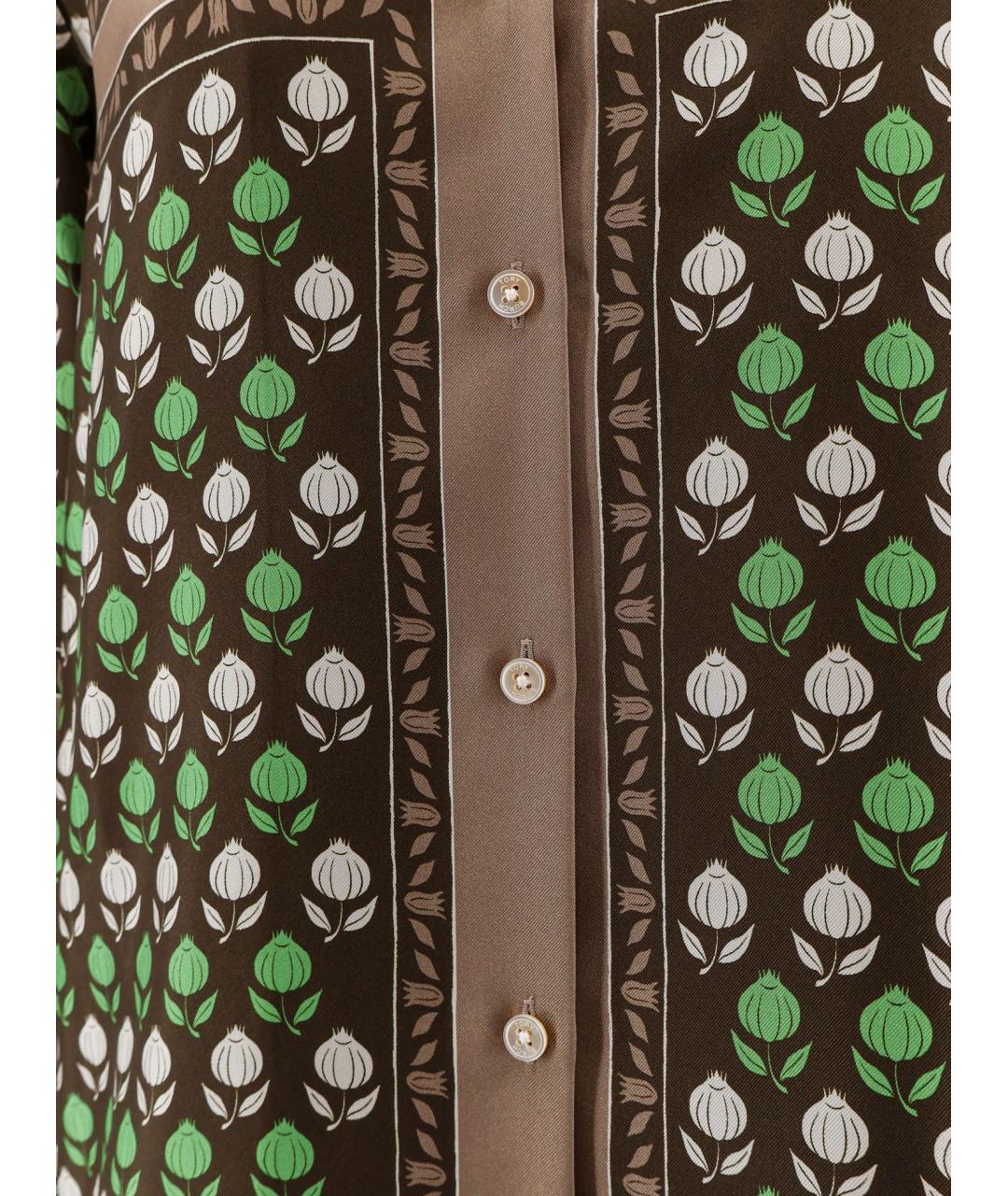 TORY BURCH Мульти шелковая рубашка, фото 3