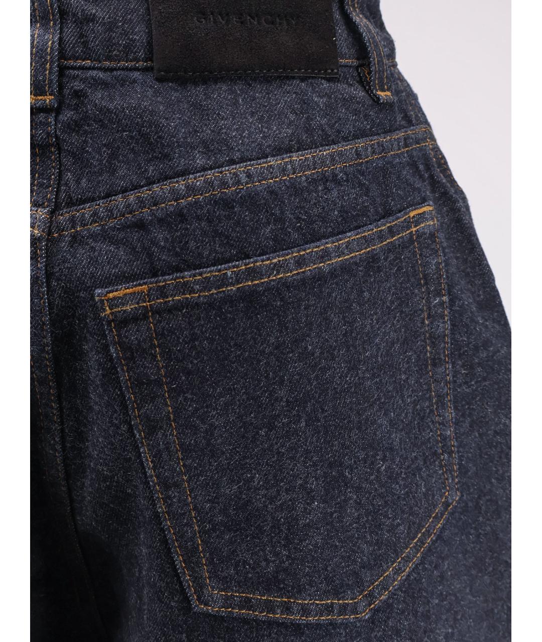 GIVENCHY Синие хлопковые прямые джинсы, фото 3