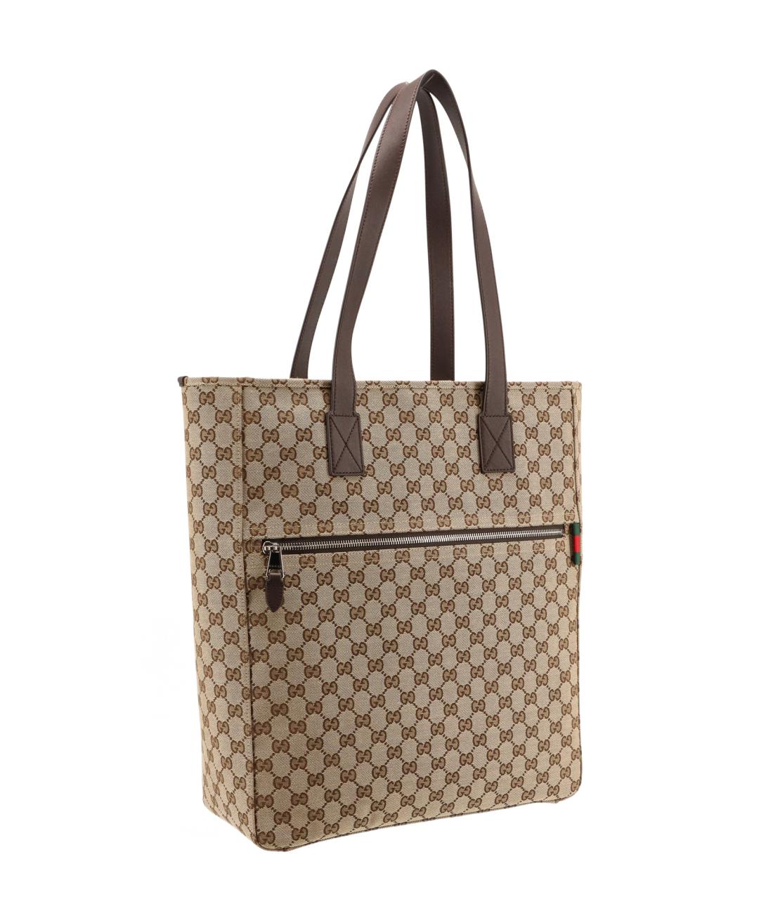 GUCCI Бежевая сумка тоут, фото 3