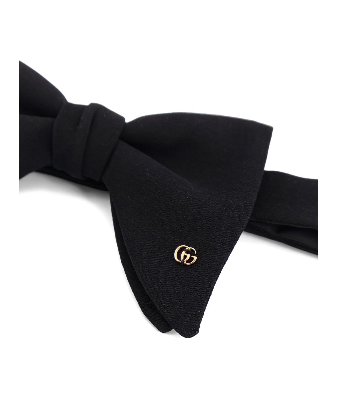 GUCCI Черная шелковая бабочка, фото 2
