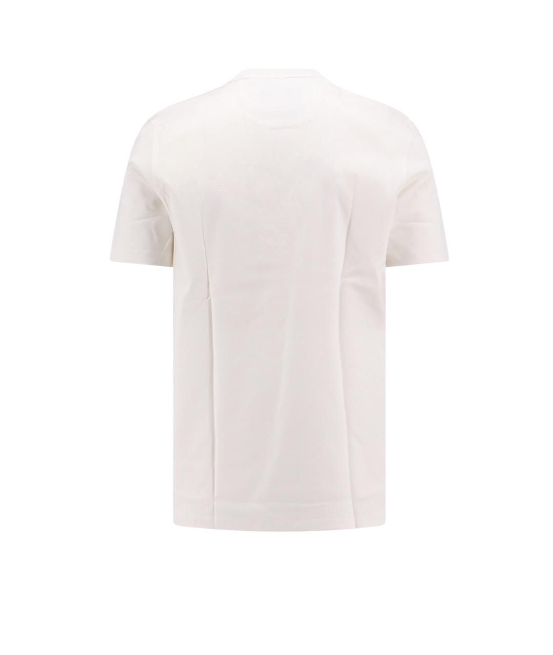 HUGO BOSS Белая хлопковая футболка, фото 2