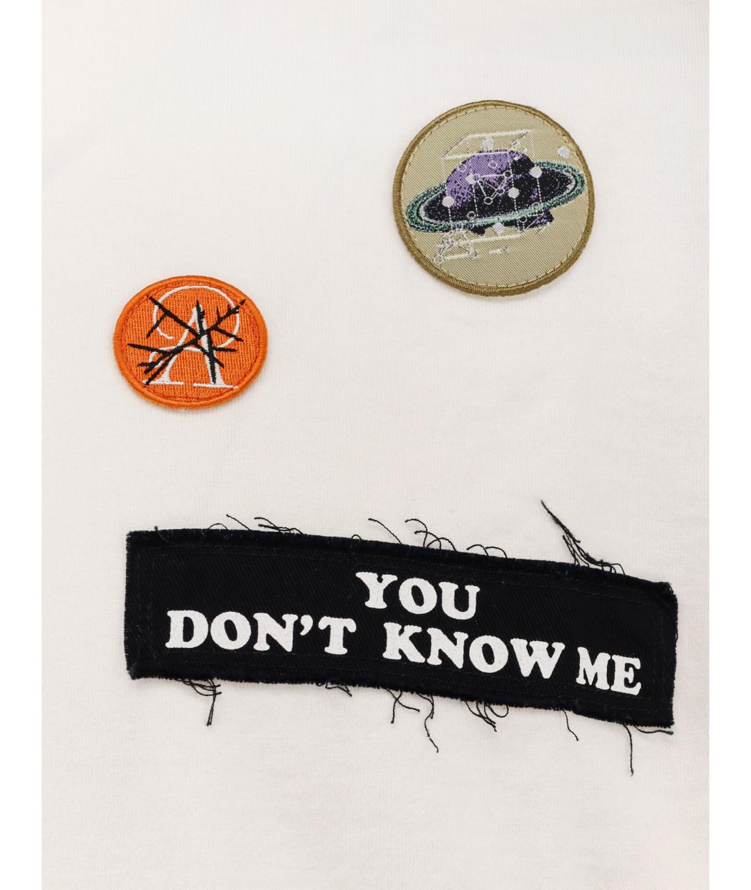 UNDERCOVER Белая хлопковая футболка, фото 3