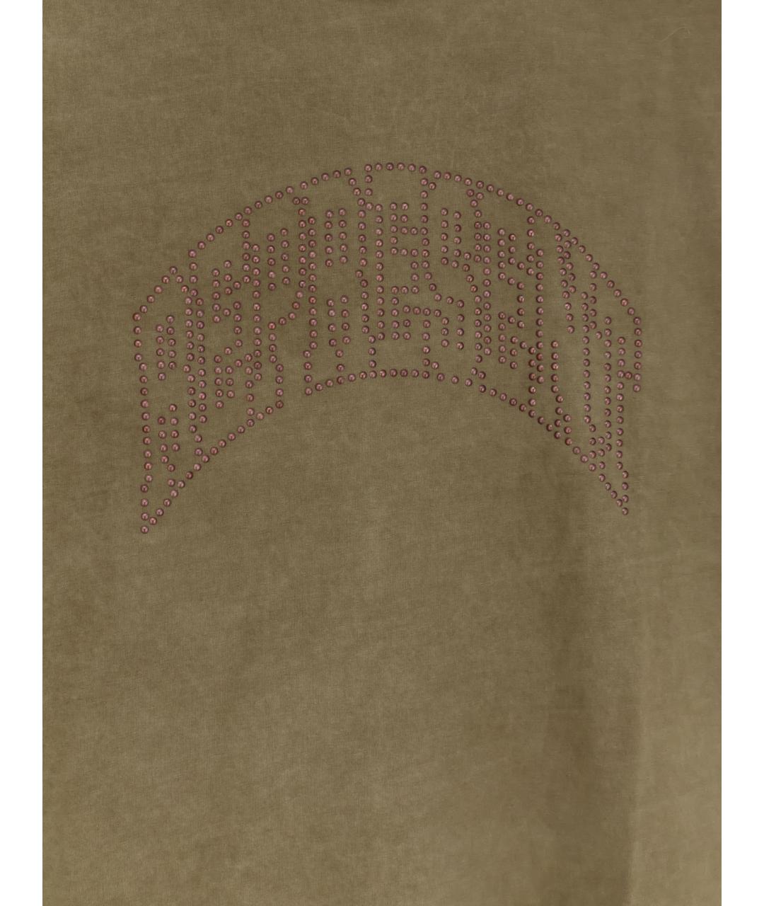 REPRESENT Хаки хлопковая футболка, фото 3