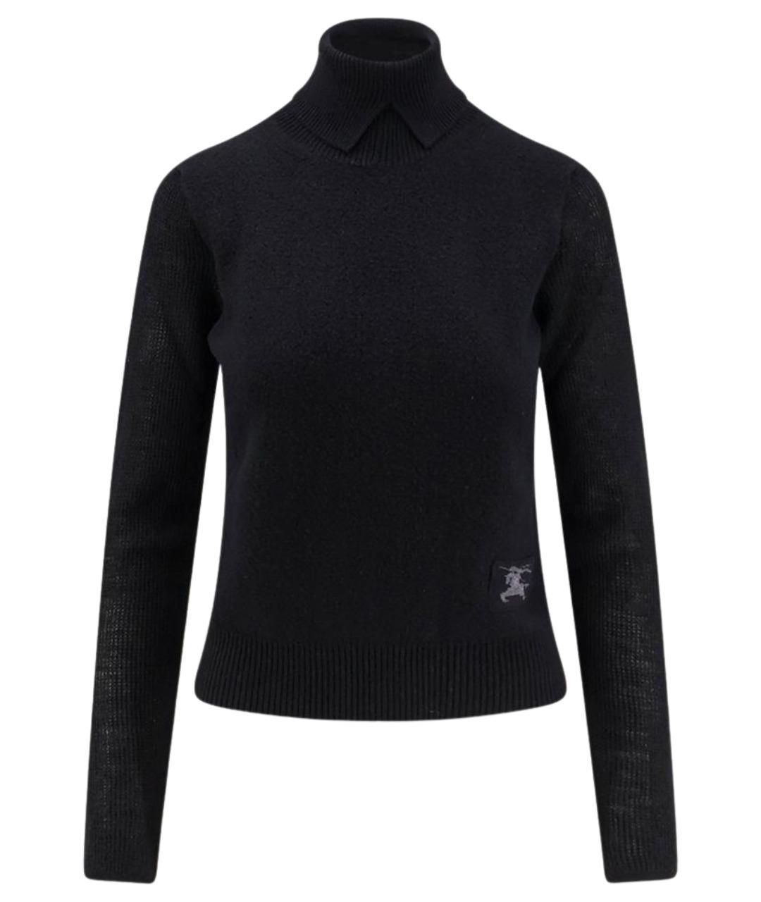 BURBERRY Черная шерстяная водолазка, фото 1