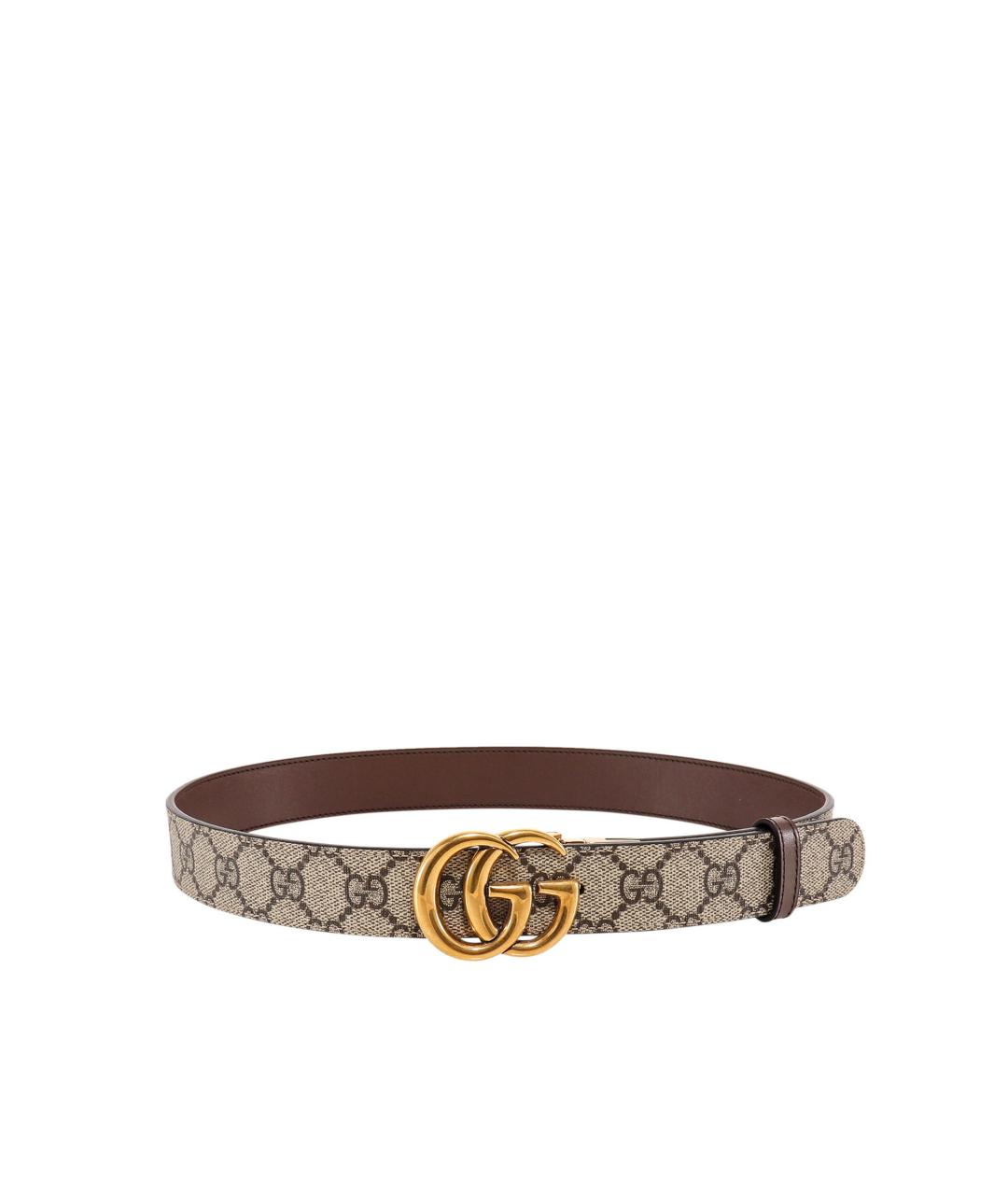 GUCCI Бежевый ремень, фото 1