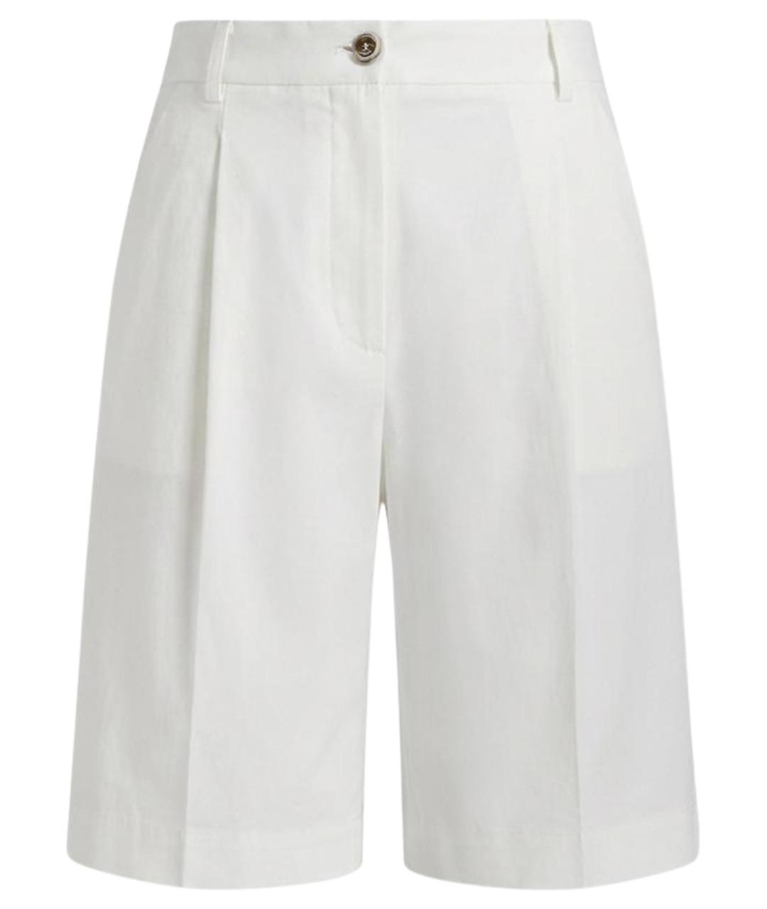 PINKO Белые льняные шорты, фото 1