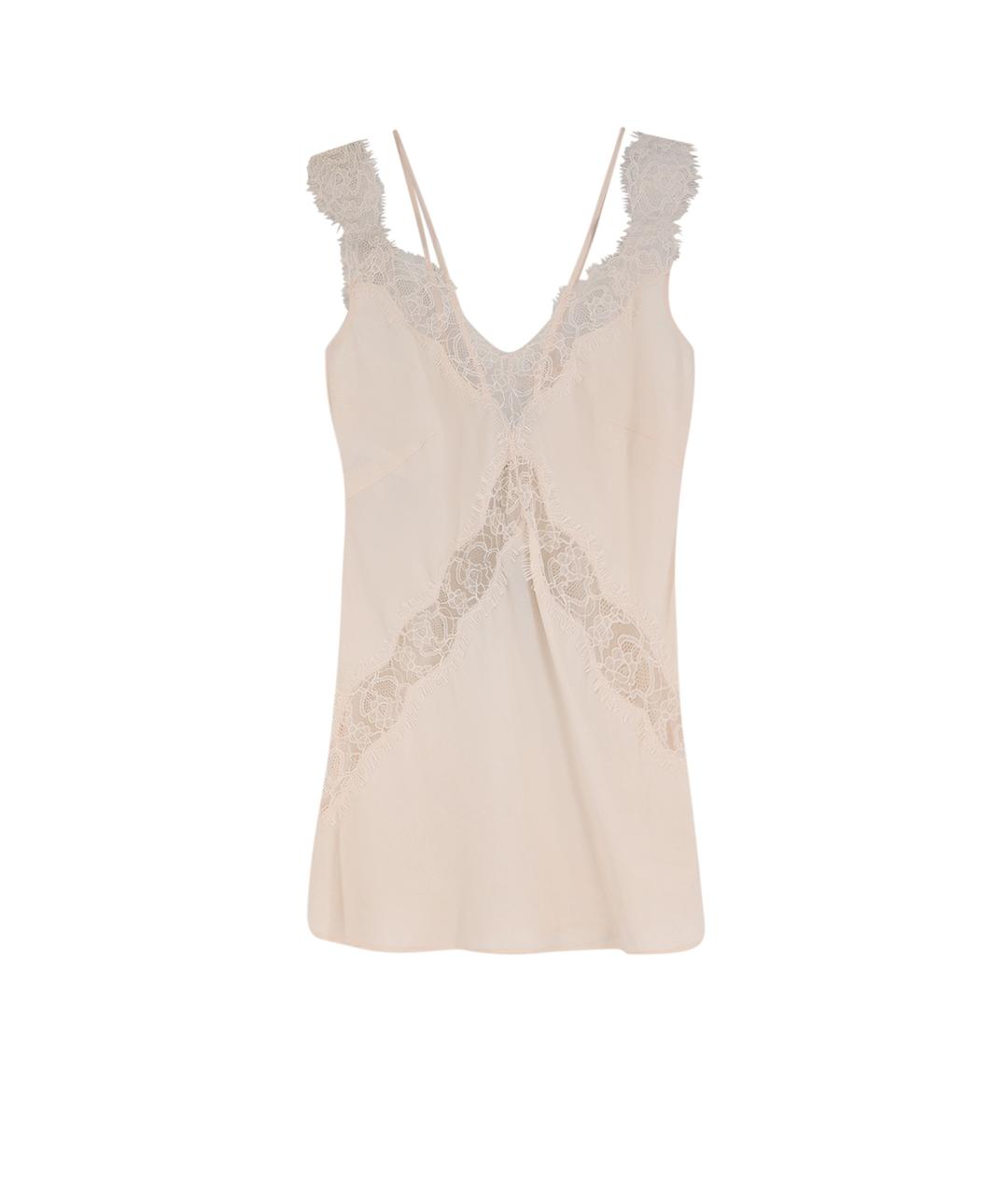 PINKO Розовая вискозная майка, фото 1