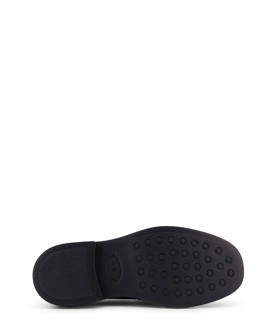 TOD'S Коричневые кожаные лоферы, фото 4