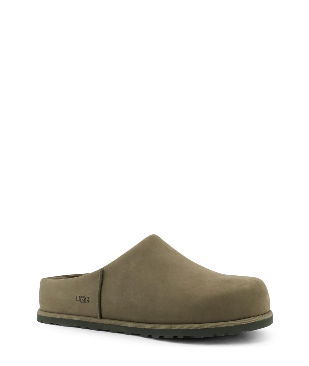 UGG AUSTRALIA Зеленые замшевые низкие ботинки, фото 2