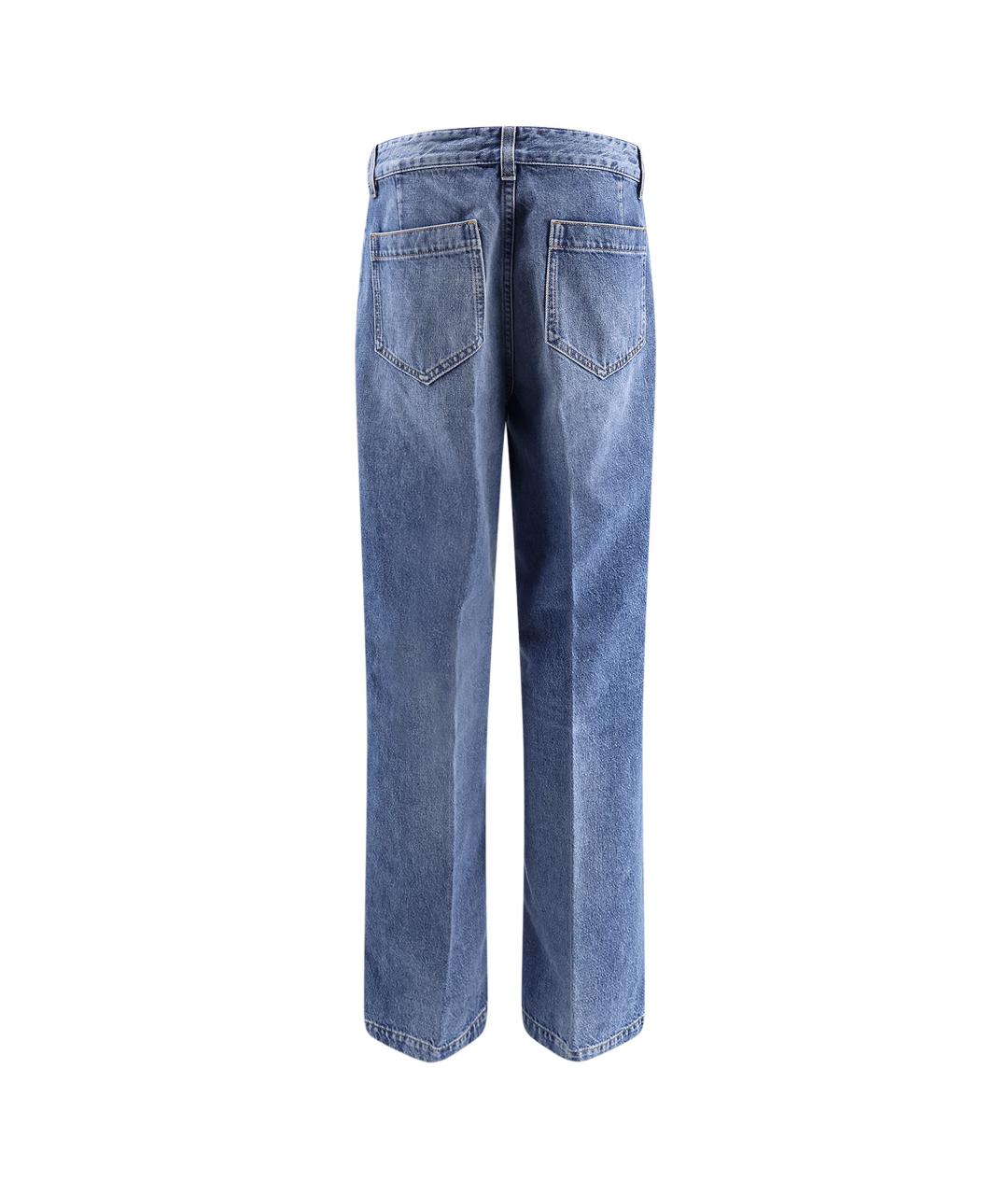 SEAFARER Синие хлопковые прямые джинсы, фото 2