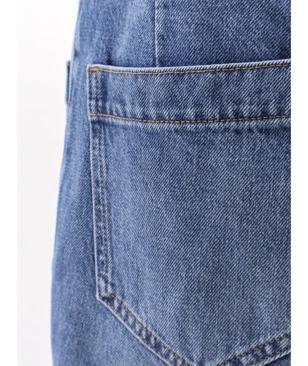 SEAFARER Синие хлопковые прямые джинсы, фото 3