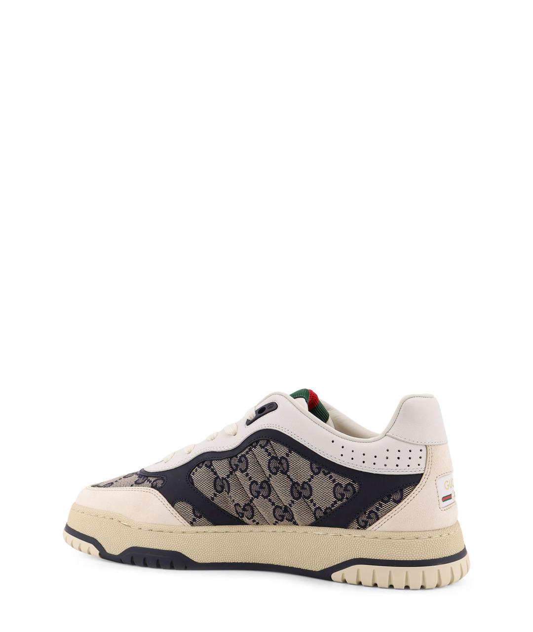 GUCCI Мульти текстильные низкие кроссовки / кеды, фото 3