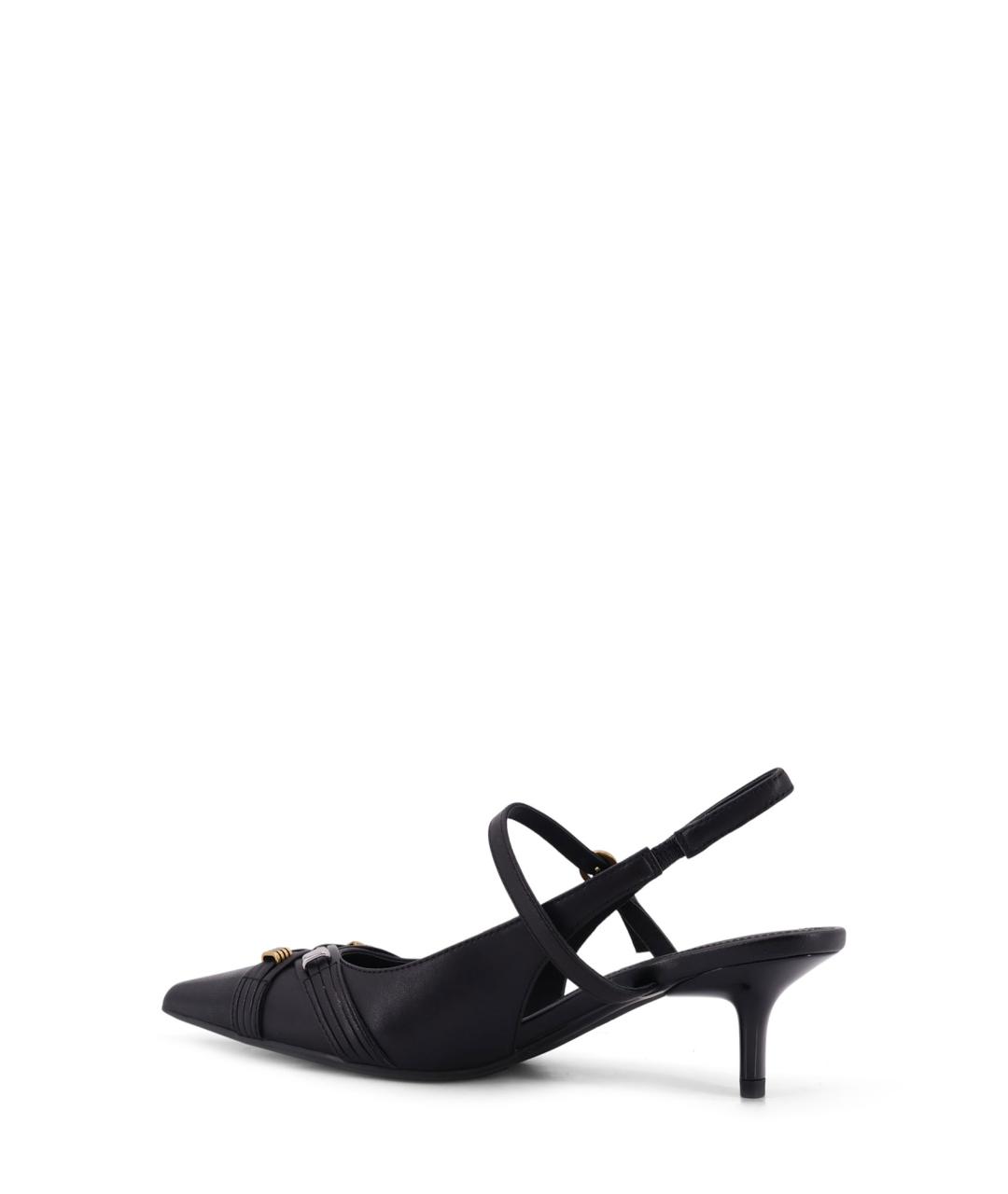 PINKO Черные кожаные туфли, фото 3