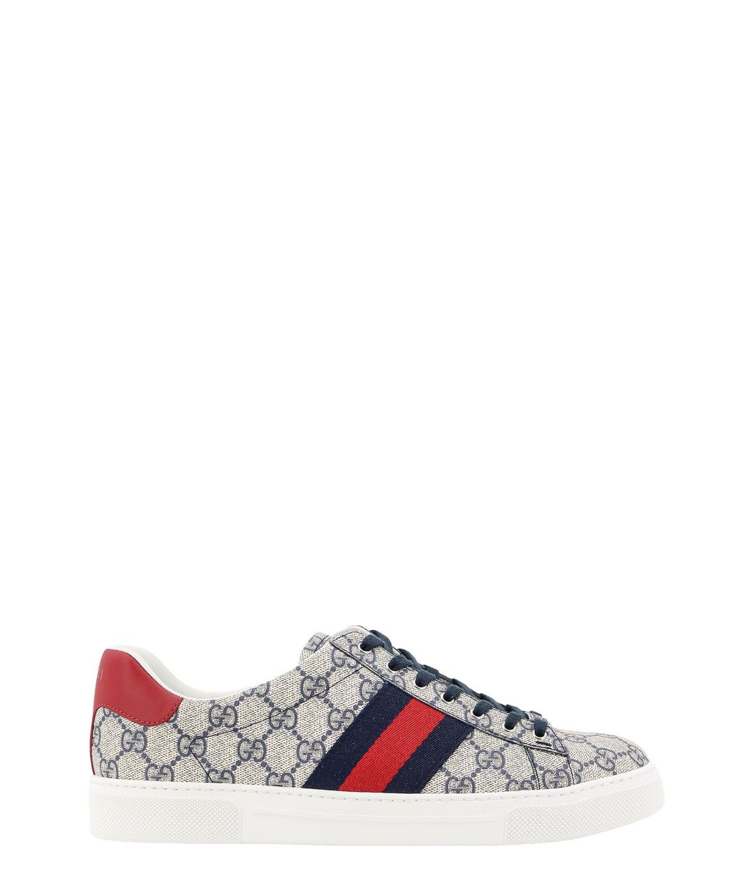 GUCCI Мульти низкие кроссовки / кеды, фото 1