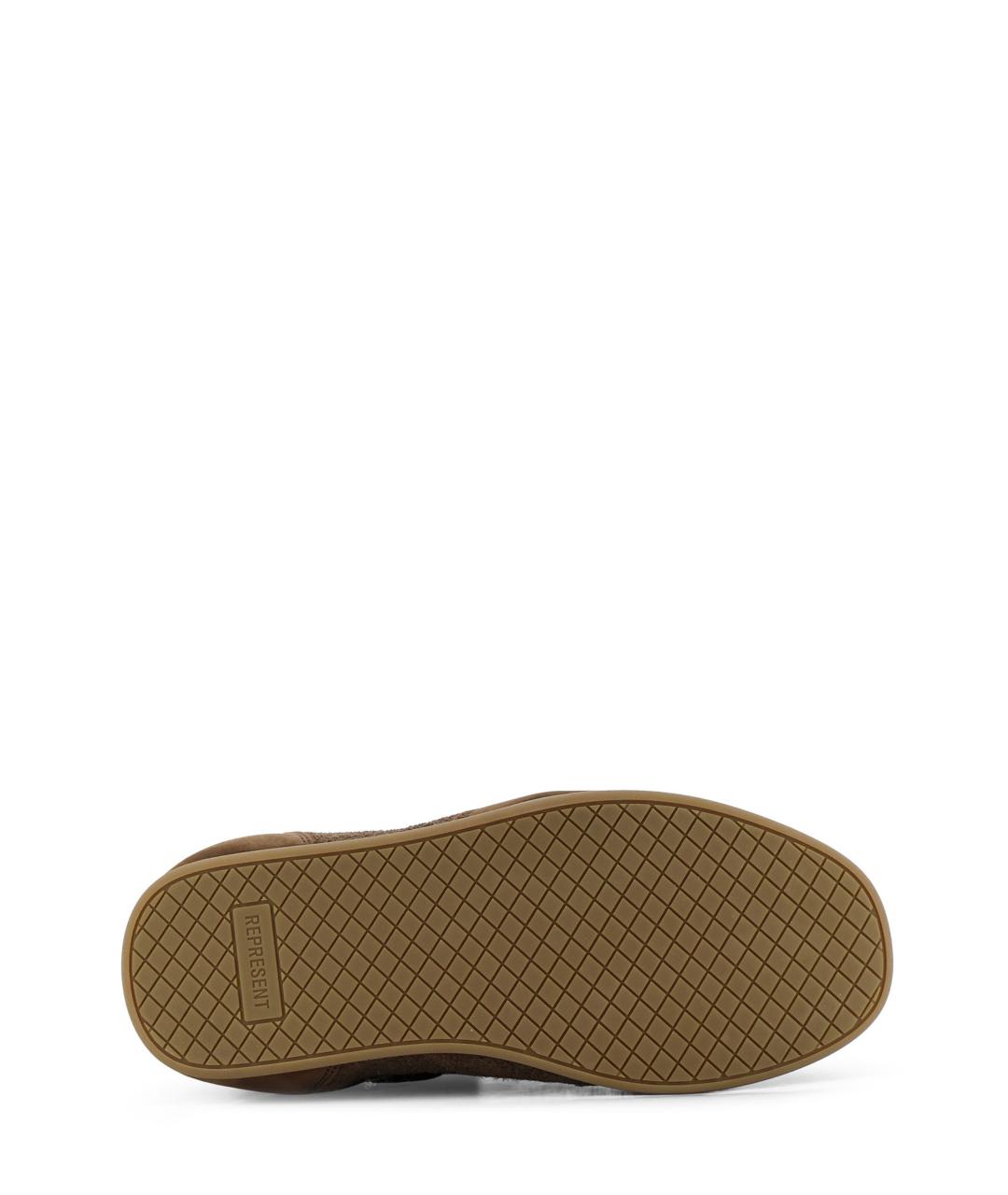 REPRESENT Коричневые низкие кроссовки / кеды, фото 4