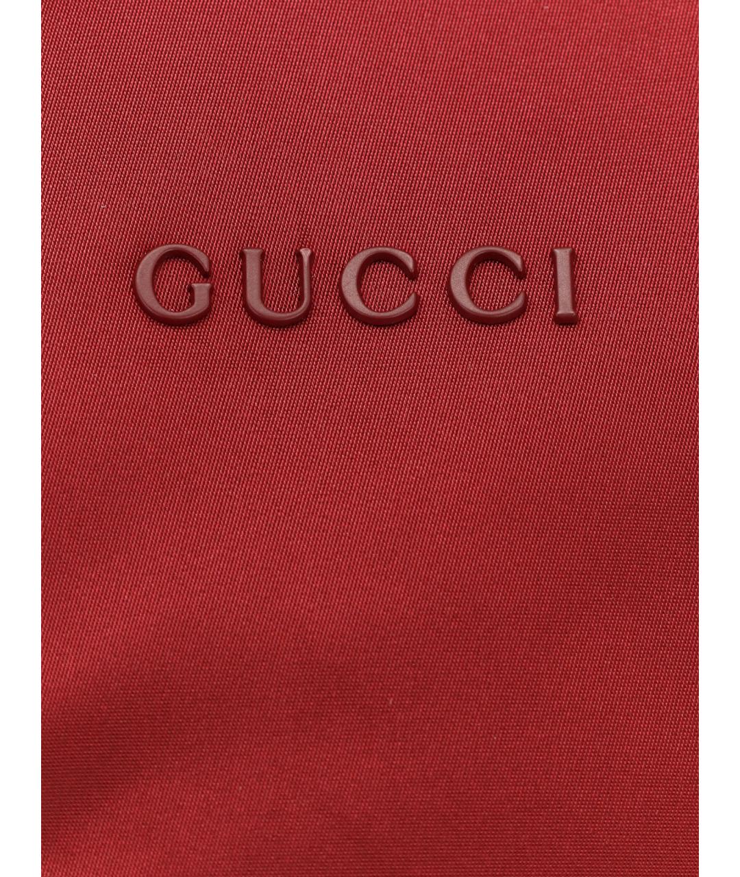 GUCCI Красная полиамидовая куртка, фото 3