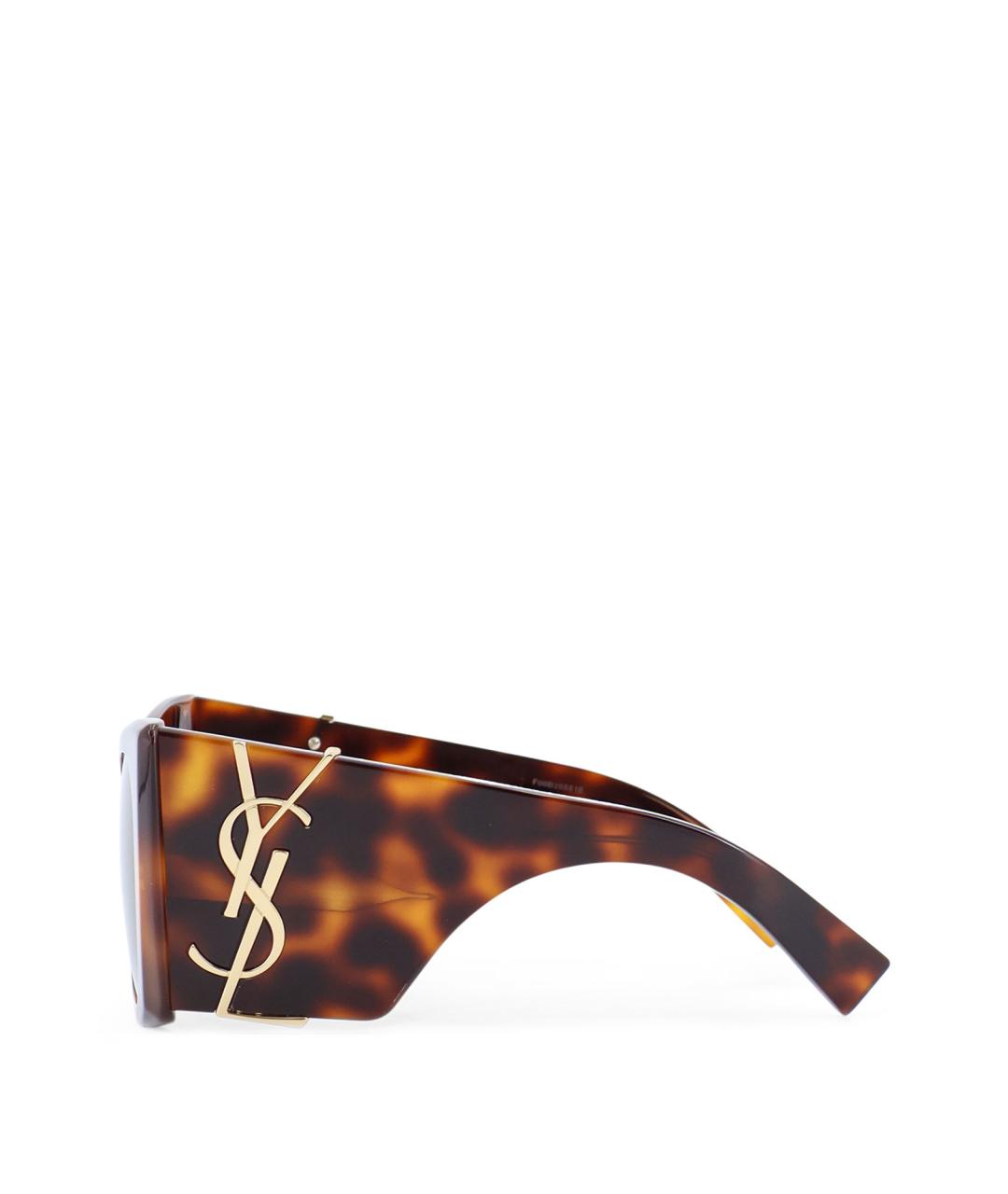 SAINT LAURENT Мульти пластиковые солнцезащитные очки, фото 4