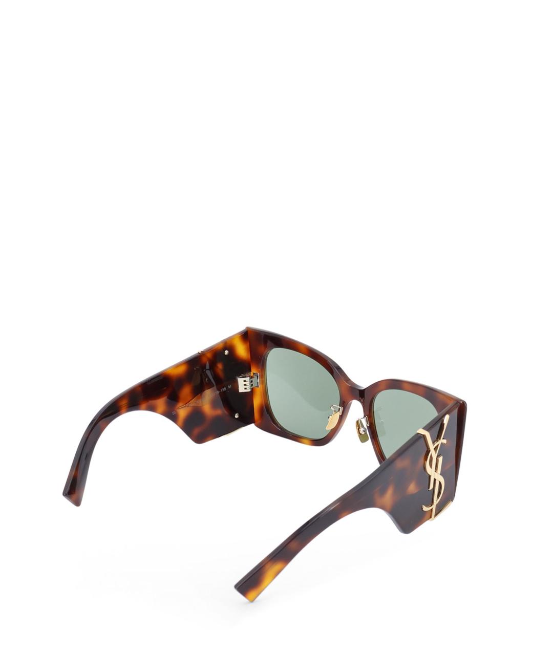 SAINT LAURENT Мульти пластиковые солнцезащитные очки, фото 3