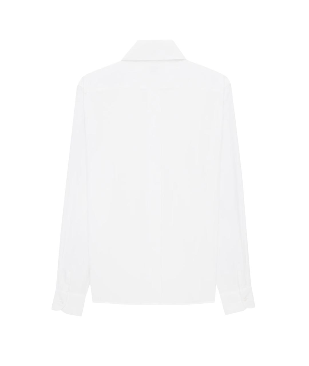 SAINT LAURENT Белая хлопковая классическая рубашка, фото 2