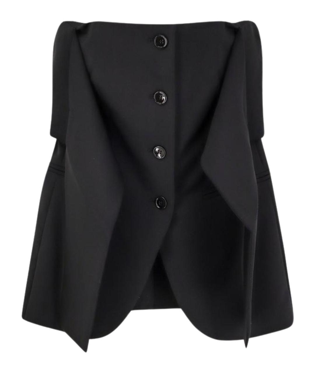 MAX MARA Черная шерстяная блузы, фото 1