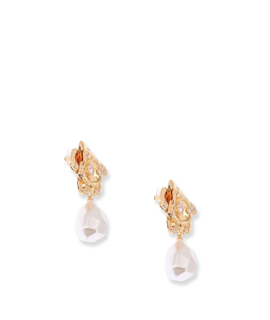 SELF-PORTRAIT Золотые латунные серьги, фото 2