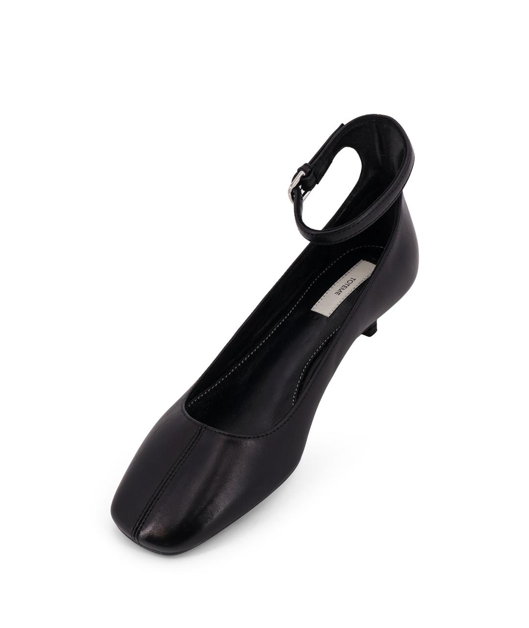 TOTEME Черные кожаные туфли, фото 4