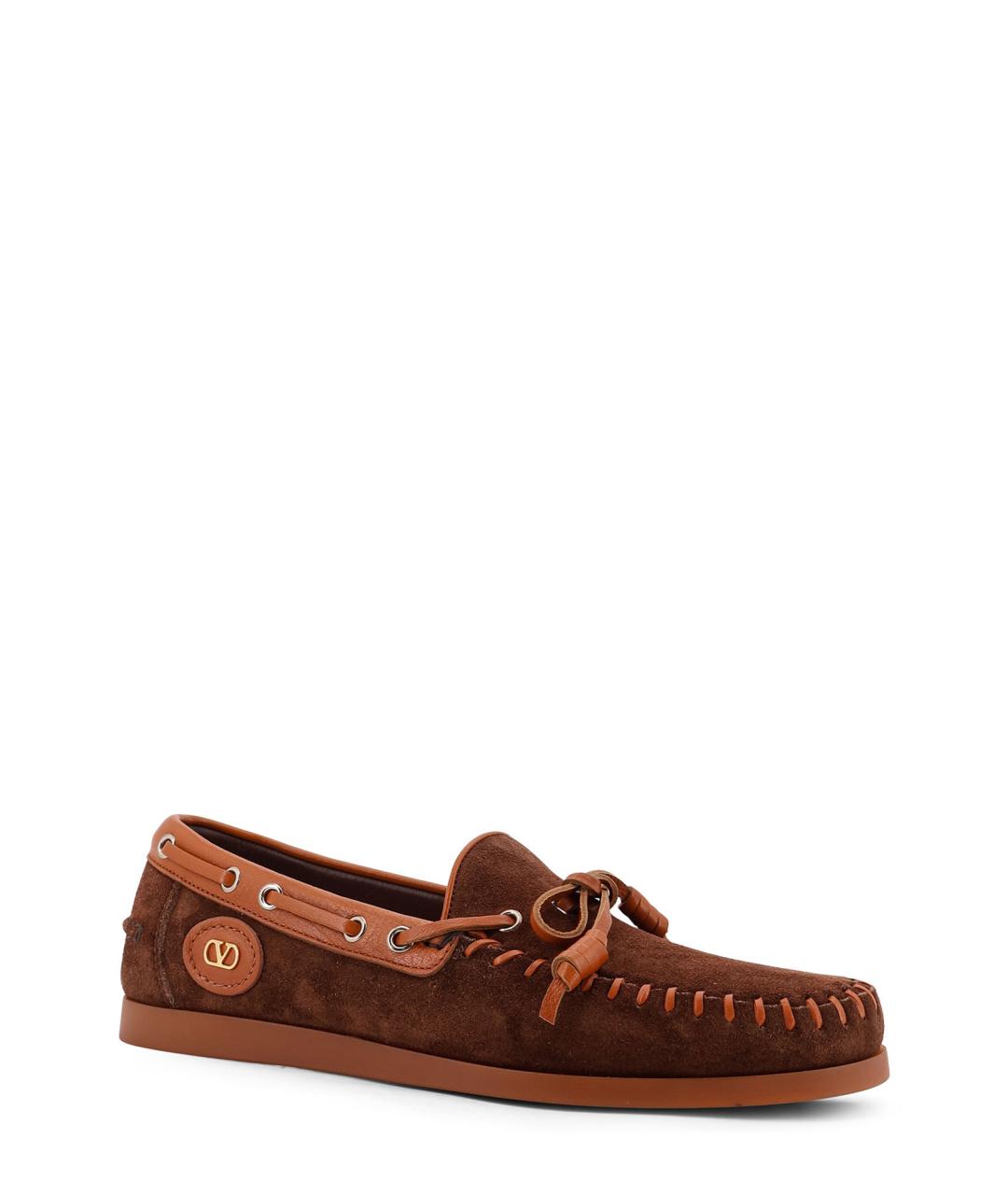 VALENTINO Коричневые замшевые лоферы, фото 2