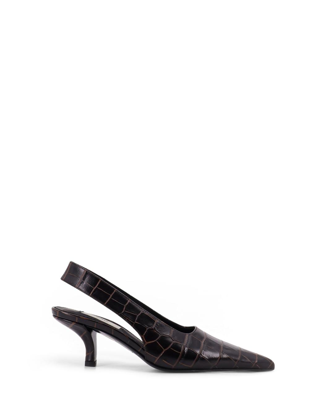 TOTEME Коричневые кожаные туфли, фото 1