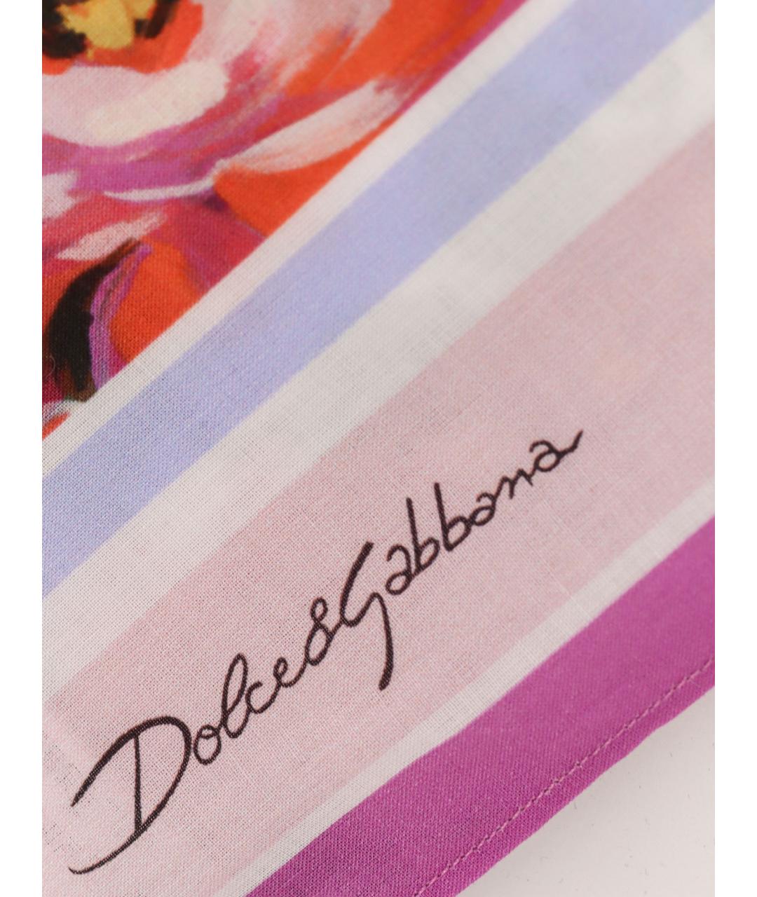 DOLCE&GABBANA Мульти хлопковое парео, фото 3