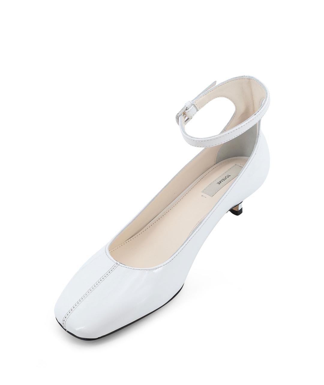 TOTEME Белые кожаные туфли, фото 4