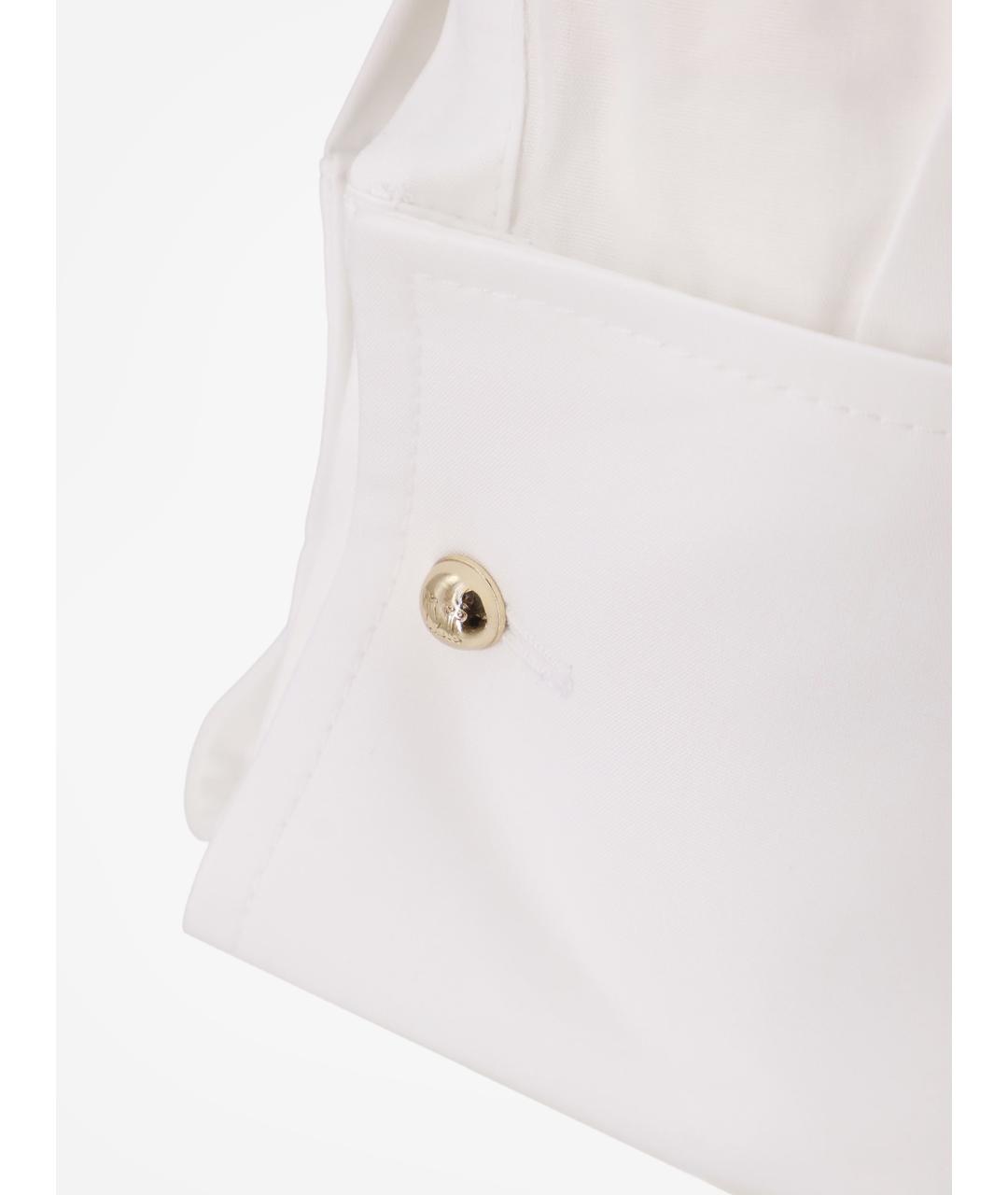 MAX MARA Белая хлопковая рубашка, фото 3