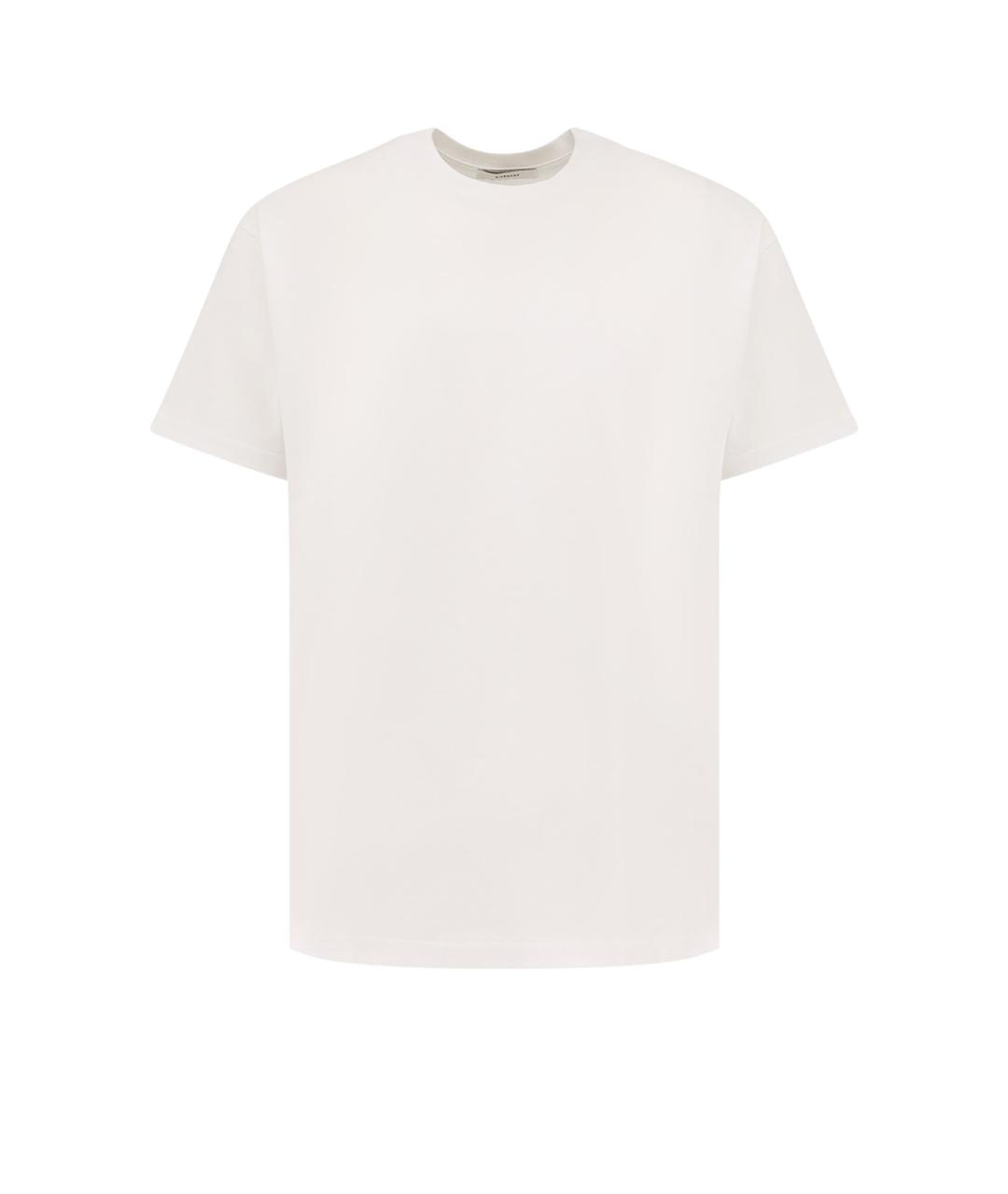 GIVENCHY Белая хлопковая футболка, фото 1