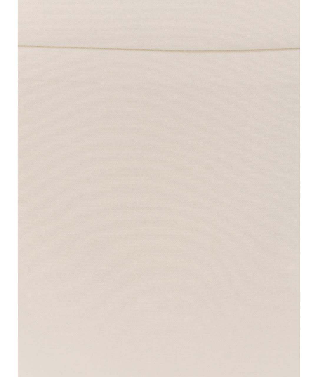 MAX MARA Белая шерстяная юбка миди, фото 3