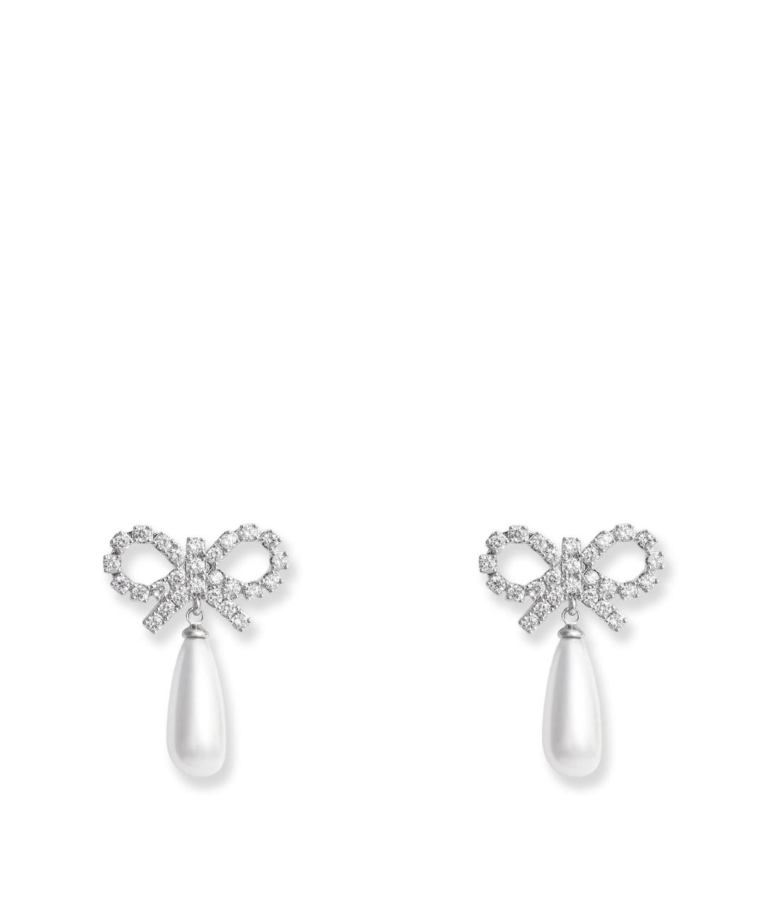 SELF-PORTRAIT Серебряные металлические серьги, фото 1