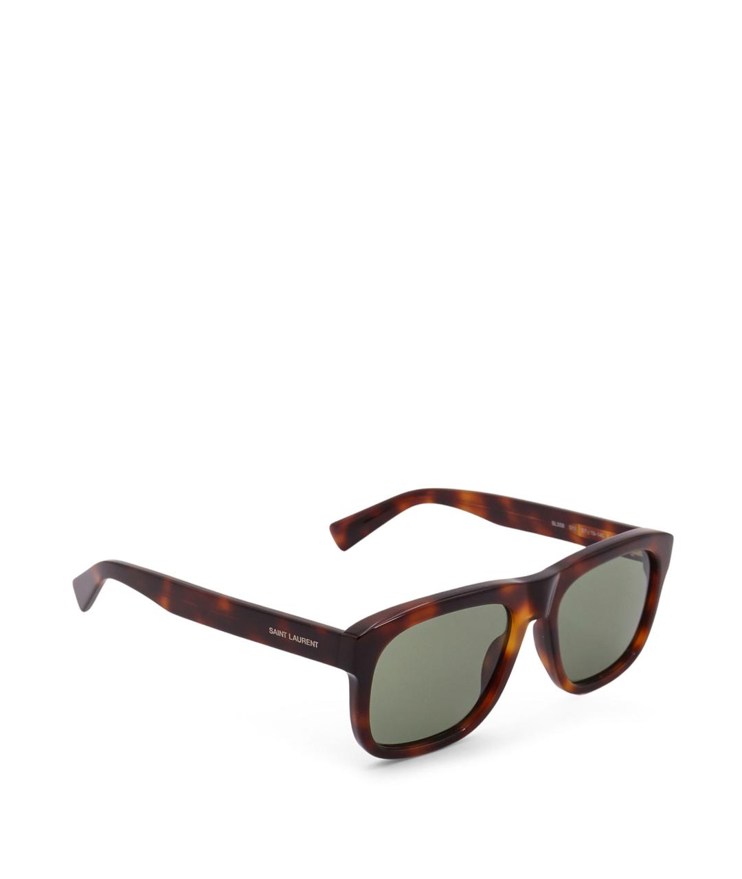 SAINT LAURENT Мульти пластиковые солнцезащитные очки, фото 1