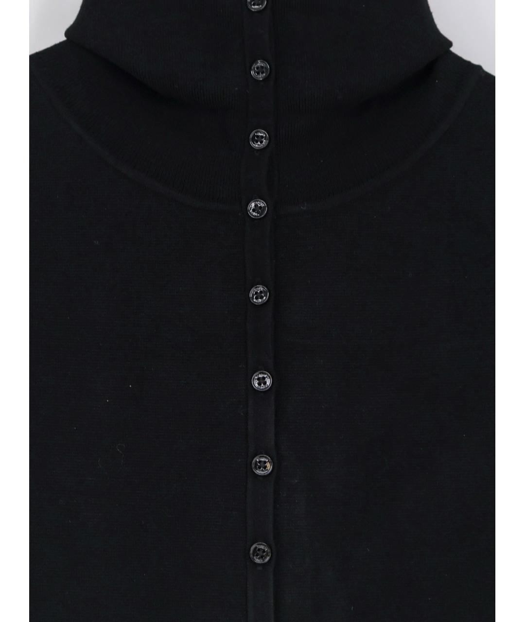 TOTEME Черный вискозный кардиган, фото 3