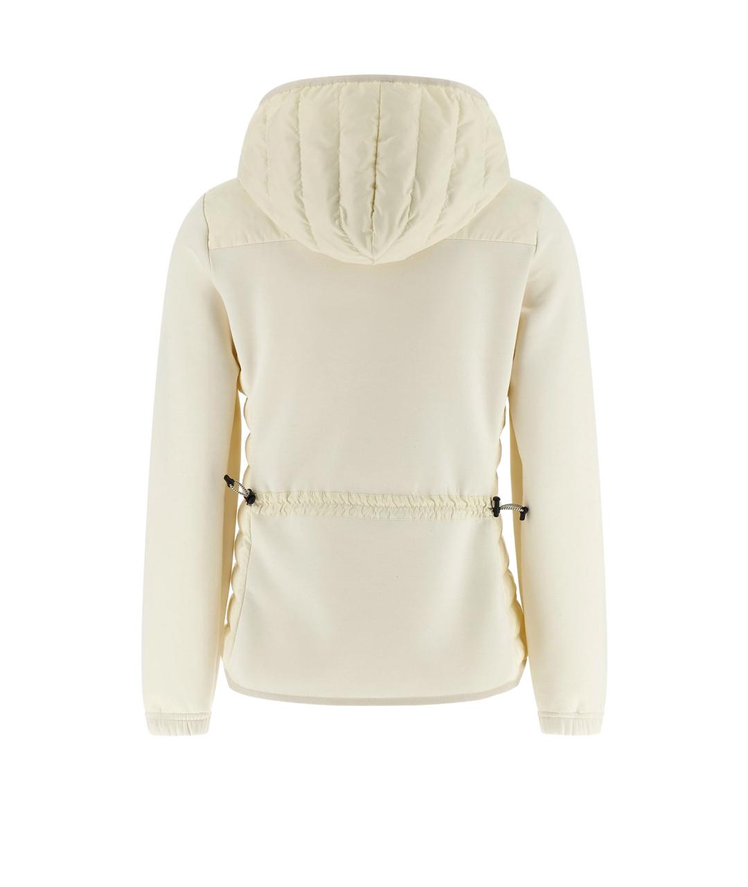 MONCLER GRENOBLE Белая полиэстеровая куртка, фото 2