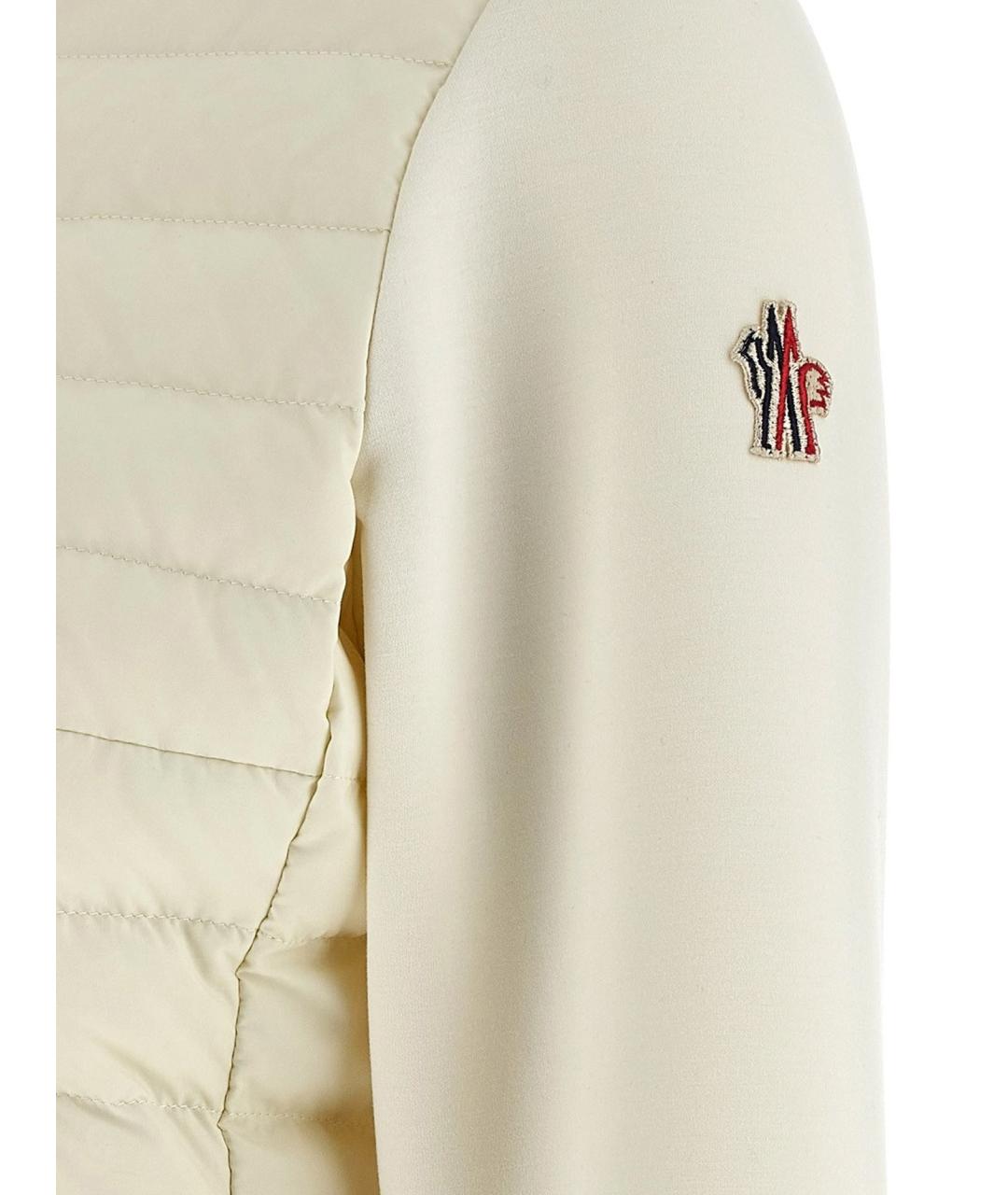 MONCLER GRENOBLE Белая полиэстеровая куртка, фото 3